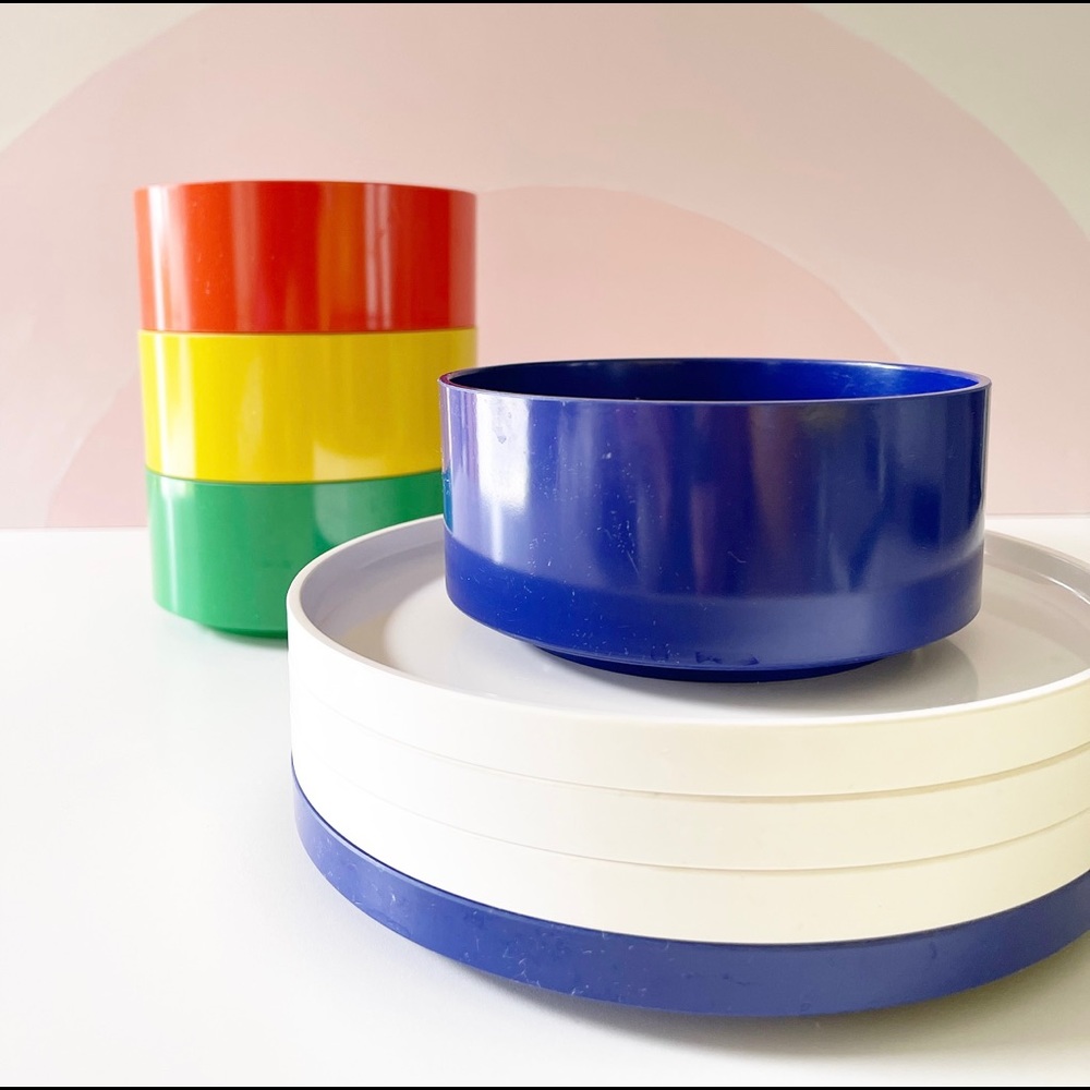 Mid Century Heller dishes